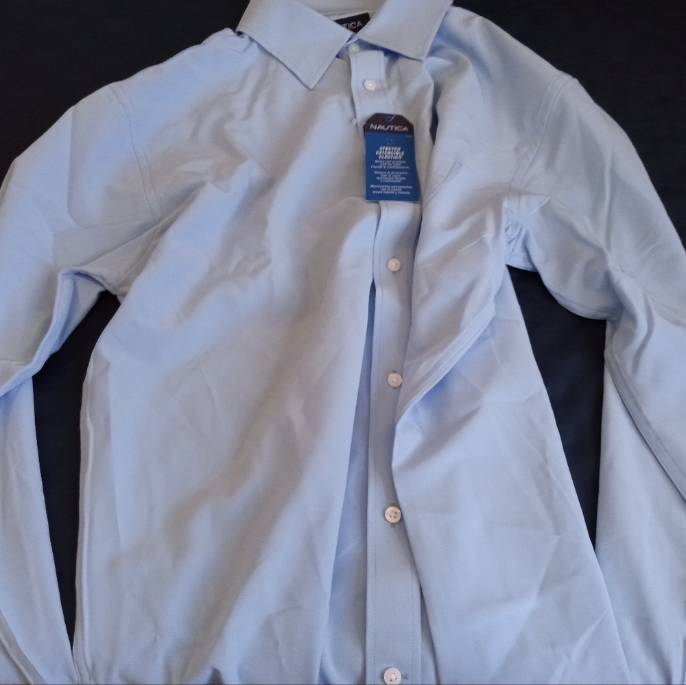 Nautica Blue Oxford Shirt